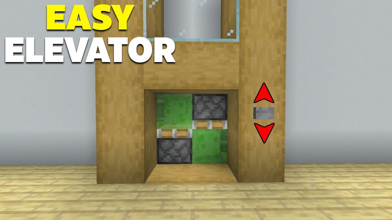 Elevator in Minecraft