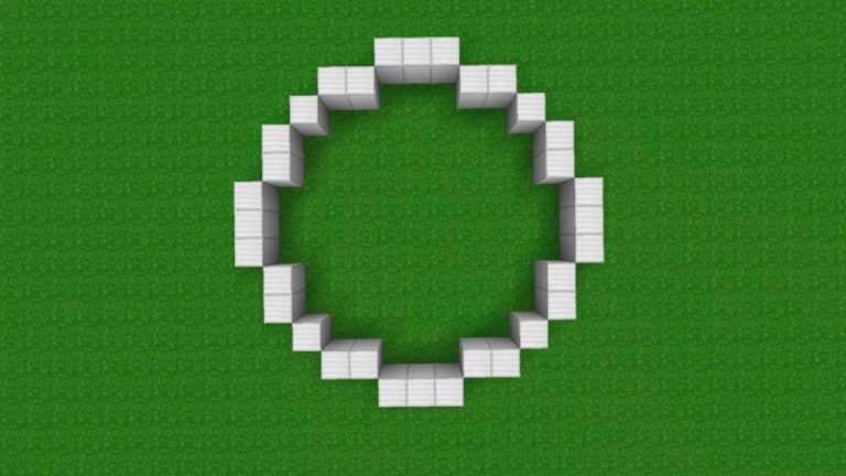 How to Make Circles in Minecraft - (Pro Unlocked)