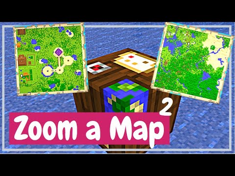 How to Zoom Into the Map in Minecraft
