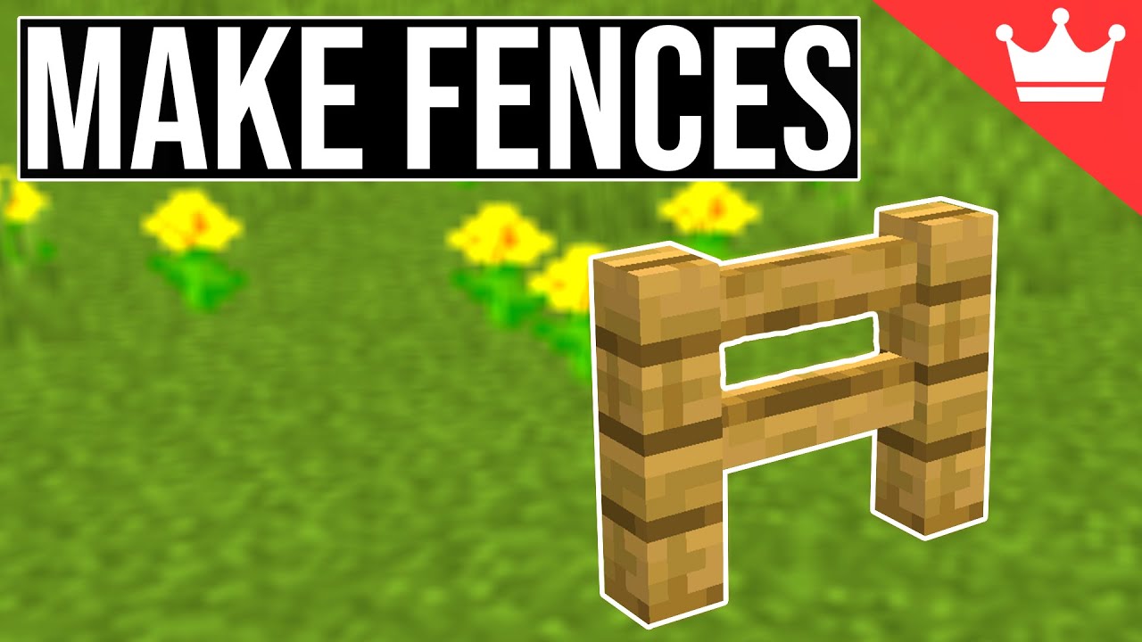 How to Make a Fence in Minecraft - (Vip Unlocked)