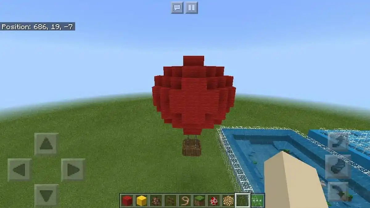 How to use a Balloon In Minecraft