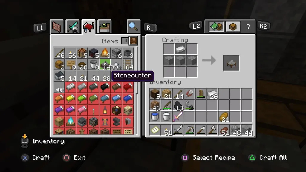 Make a Stonecutter in Minecraft