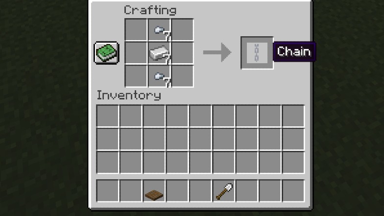 Minecraft Chain Recipe