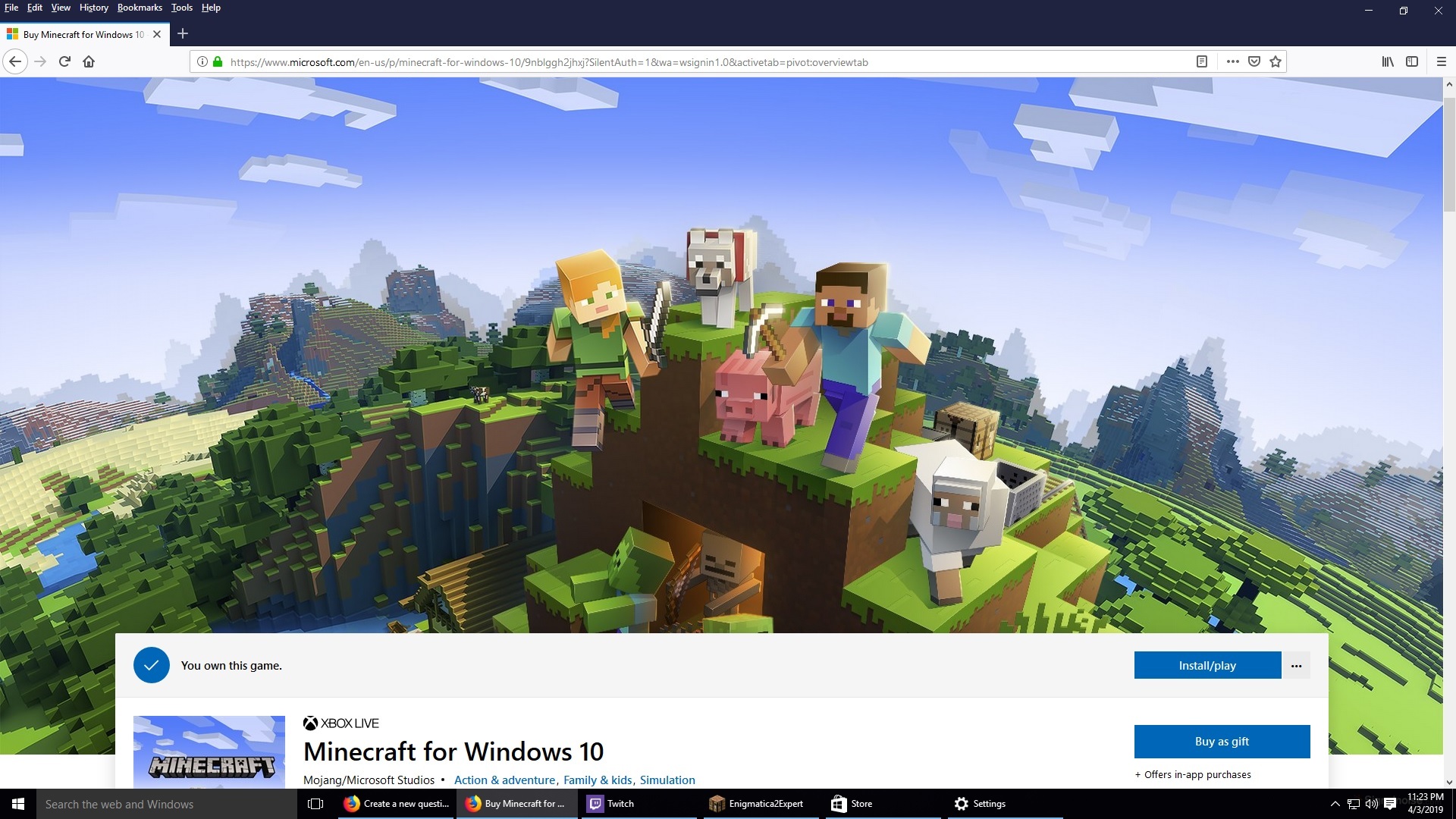 Minecraft Windows 10 edition won’t update