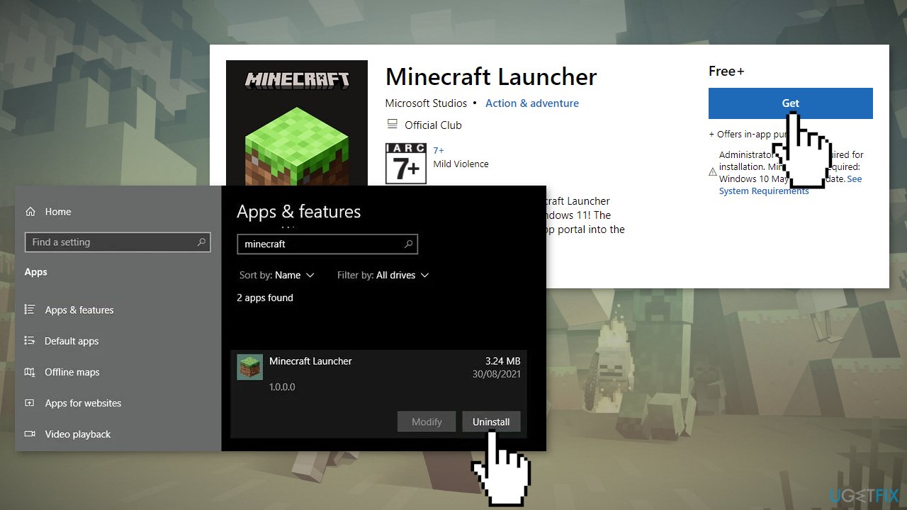 Possible problems when you uninstall Minecraft Launcher