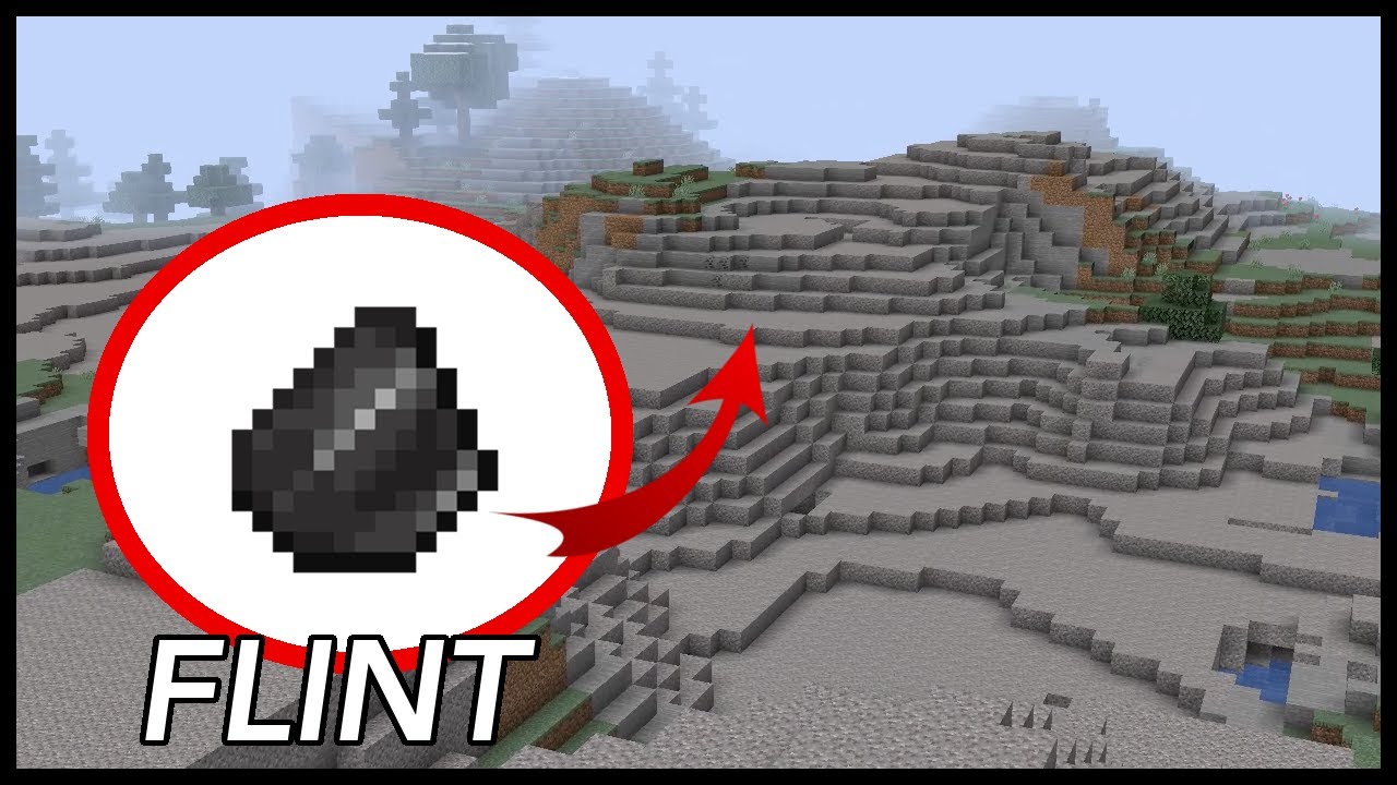 Use of Flint in Minecraft