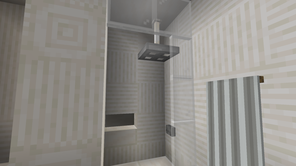 Creating a Shower for Minecraft Toilet