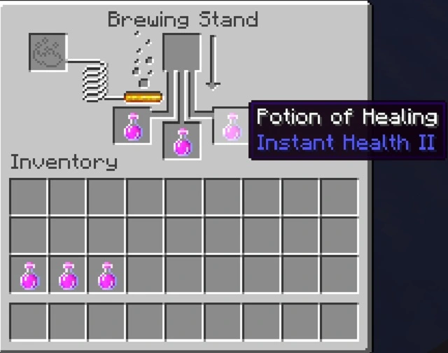 How to Make a Healing Potion (Instant Health) in Minecraft