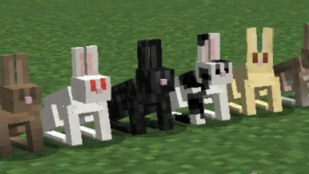 Where do rabbits spawn in Minecraft