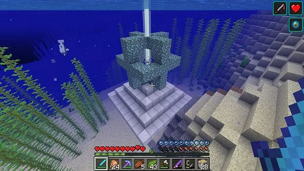 Where to find the Heart of the Sea in Minecraft?